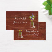 Milk Jar von Wildblumen Wedding Hang Tag (Schreibtisch)