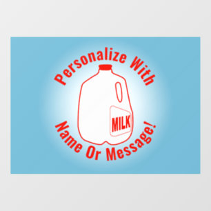 Milk Jug Fensteraufkleber