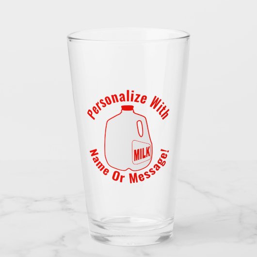 Milk Jug Glas (Vorderseite)