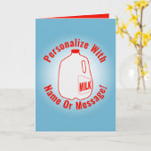 Milk Jug Karte (Gelbe Blume)