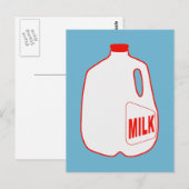 Milk Jug Postkarte (Vorne/Hinten)