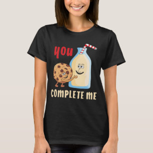 Milk Keks you Complete Me Biscuit Milk Friends T-Shirt