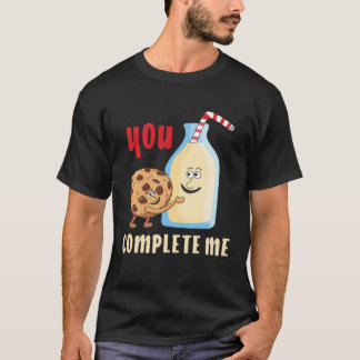 Milk Keks You Complete Me Biscuit Milk Friends T-Shirt