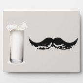 Milk Mustache Creme Fotoplatte (Vorderseite)