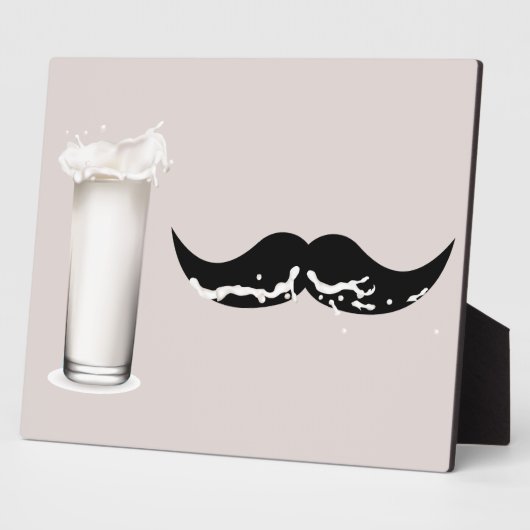 Milk Mustache Creme Fotoplatte (Seite)