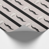Milk Mustache Creme Geschenkpapier (Ecke)