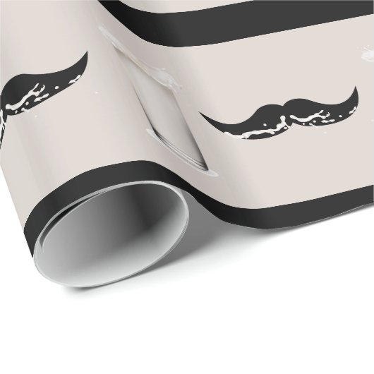 Milk Mustache Creme Geschenkpapier (Rolleneckpunkt)