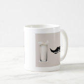 Milk Mustache Creme Kaffeetasse (VorderseiteRechts)