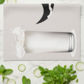 Milk Mustache Creme Küchentuch (Gefaltet)
