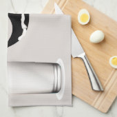 Milk Mustache Creme Küchentuch (Viertel Falte)