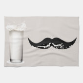 Milk Mustache Creme Küchentuch (Horizontal)