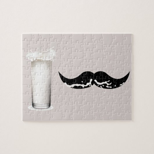 Milk Mustache Creme Puzzle (Horizontal)