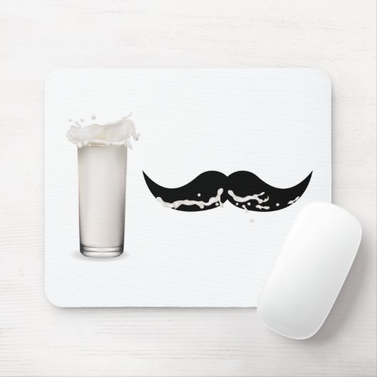 Milk Mustache Mousepad (Mit Mouse)