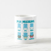 Milk Mustaches Kaffeetasse (Mittel)