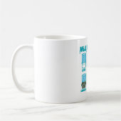 Milk Mustaches Kaffeetasse (Links)