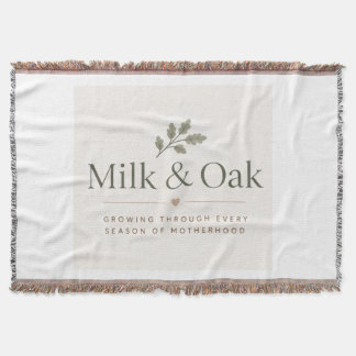 Milk & Oak Wurfdecke Decke