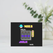 Milk party postkarte (Stehend Vorderseite)