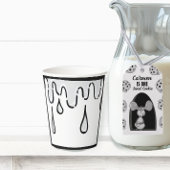 Milk Two Dimensional Comic Birthday Party  Pappbecher