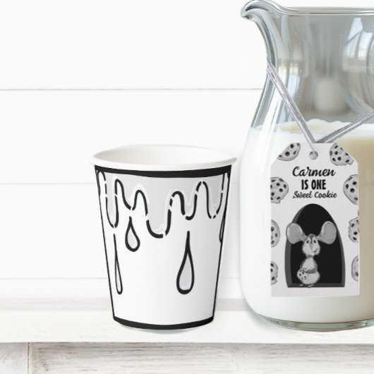 Milk Two Dimensional Comic Birthday Party Pappbecher