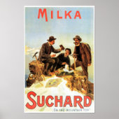 MILKA SUCHARD Schweizer Schokolade auf der Bergspi Poster (Vorne)