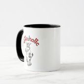 Milkaholic Tasse (Vorderseite Links)
