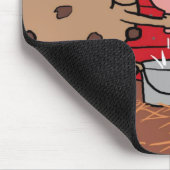 Milkin Plätzchen Milch und Plätzchen-Entwurf Mousepad (Ecke)
