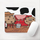 Milkin Plätzchen Milch und Plätzchen-Entwurf Mousepad (Mit Mouse)