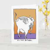 MilkIt Karte (Gelbe Blume)