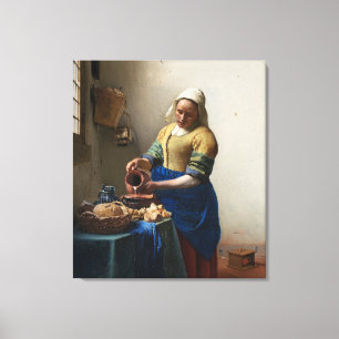 Milkmaid durch Johannes Vermeer Leinwanddruck