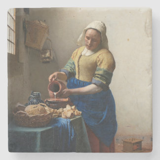 Milkmaid Johannes Vermeer Steinuntersetzer