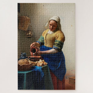 Milkmaid Kitchen Maid von Johannes Vermeer Puzzle