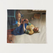 Milkmaid Kitchen Maid von Johannes Vermeer Wandteppich (Vorderseite (Horizontal))
