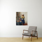 Milkmaid Kitchen Maid von Johannes Vermeer Wandteppich (Beispiel)