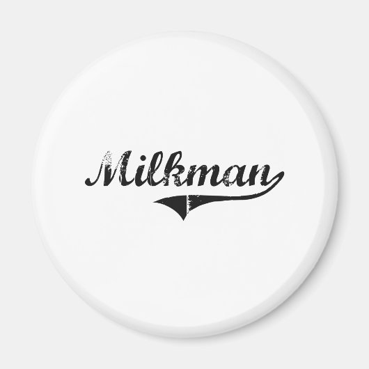 Milkman Beruflich Job Magnet (Vorne)