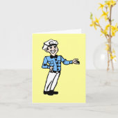Milkman Greeting Card Karte (Gelbe Blume)