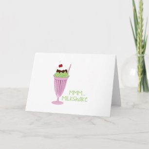 Milkshake Ice Creme Karte