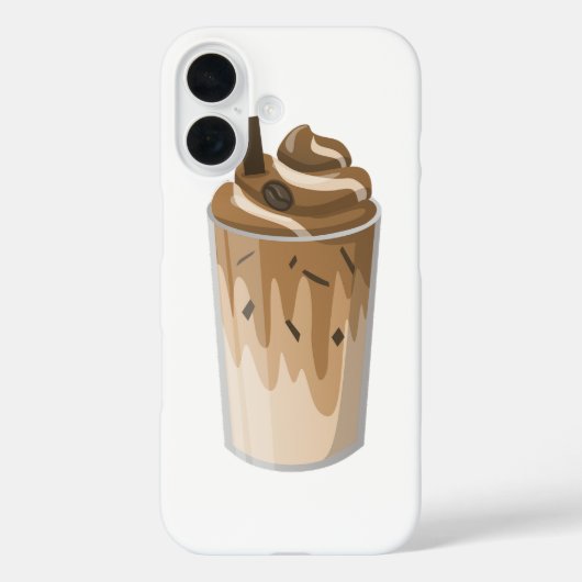 Milkshake 🍨 iPhone, 16 Hülle 🤳 (Rückseite)