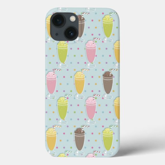 Milkshake Pattern Case-Mate iPhone Hülle (Rückseite)
