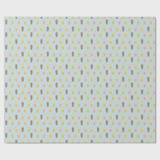 Milkshake Pattern Geschenkpapier (Flach)