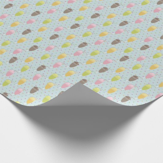 Milkshake Pattern Geschenkpapier (Ecke)
