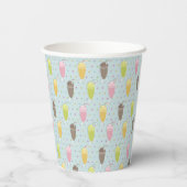 Milkshake Pattern Pappbecher (Rückseite)