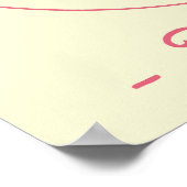 Milkshake Poster Retro-Stil (Ecke)