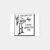 Milkwalker sagt...... Meme Post-it Klebezettel (Vorderseite)