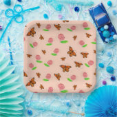 Milkwede und Monarch Butterfly-Teller Pappteller (Party)