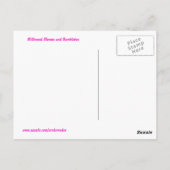 Milkweed Blooms Postkarte (Rückseite)