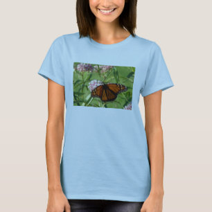 Milkweed Blüten und Monach T-Shirt