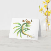 Milkweed Dragon Karte (Gelbe Blume)