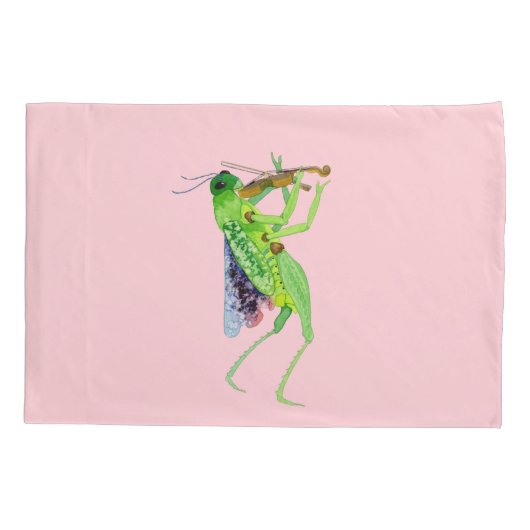 Milkweed Locust Violinist Kissenbezug (Rückseite)