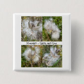 Milkweed | Natürlich Button (Vorderseite)