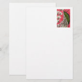 "Milkweed Pod" Blumengestation Briefpapier (Vorne/Hinten)